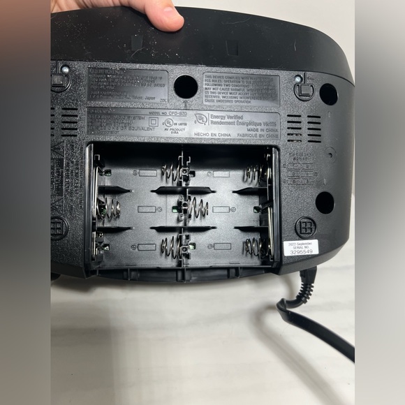 Sony CFD-S70 CD Player Cassette Recorder AM/FM Radio Boombox MegaBass - Picture 10 of 13